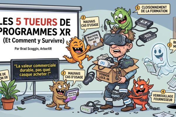 Les 5 pièges qui condamnent l&rsquo;adoption de la RA en entreprise selon Brad Scoggin, PDG d&rsquo;ArborXR